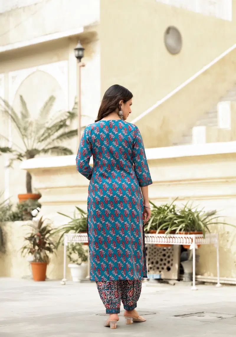 129 Dhruvi Afghani Style Rayon Printed Kurti With Bottom Dupatta Wholesale Price In Surat

